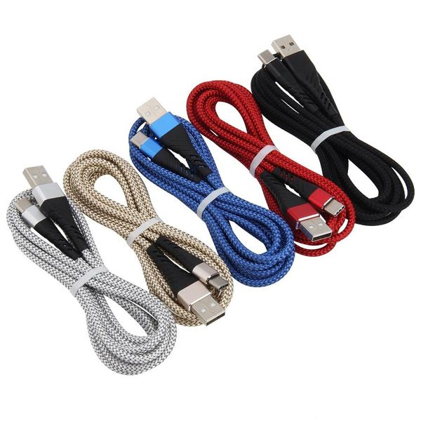 

high speed 3ft 6ft 10ft durable micro usb charging type c cable type-c fast charger for samsung htc 200pcs