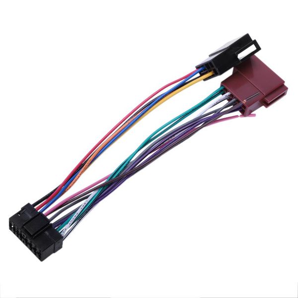 

NEW-16Pin Car Stereo Radio Harness For Sony Radio Play Plug Auto Adapter Harness Connector Sksy16-21 + Iso