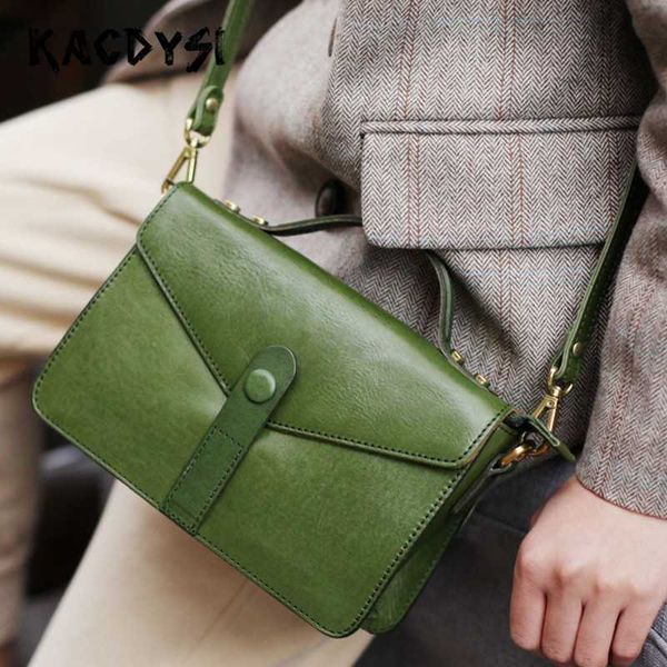 

head layer of leather literary girls handbags small luxury tote purse sweet modern stylish ladies sling bag cross messenger bag