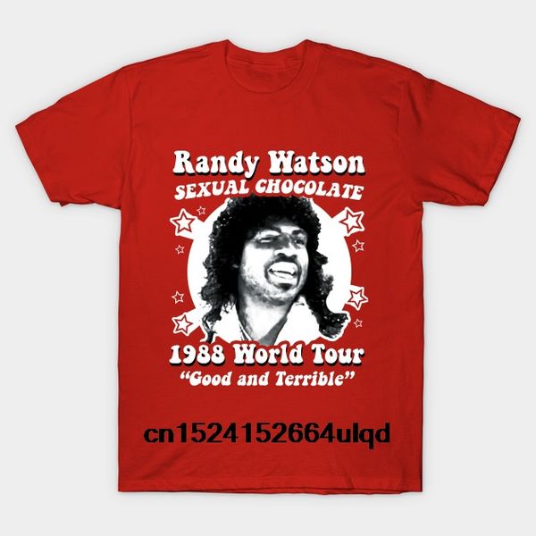 

100% cotton o-neck custom printed tshirt men t shirt randy watson 1988 world tour - randy watson women t-shirt