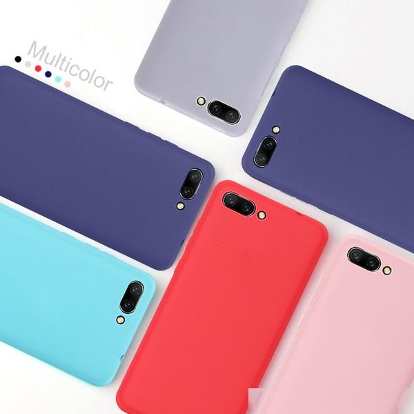 

tpu case for huawei honor 20 pro 20i v20 10 lite 9 8x max play extra fine code of silicona soft tp color caramel