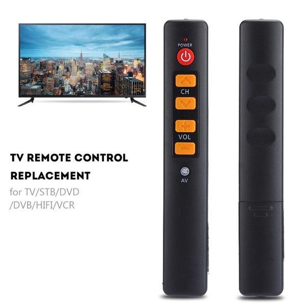 

universal learning remote control with small size big buttons smart controller for tv stb dvd dvb hifi vcr