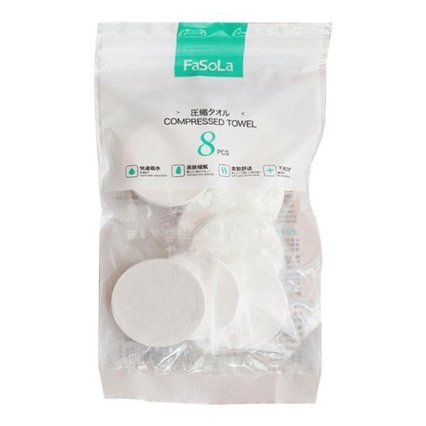 

towel white cotton compressed towels coin outdoor camping bbq fishing travel wipes disposable face bath cleansing