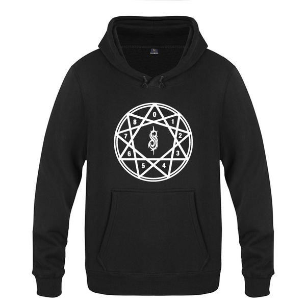 

slipknot punk rock hip-hop hoodies men 2018 men's pullover fleece hooded sweatshirts