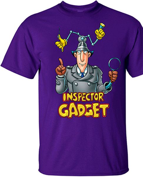 

cartoon inspector gadget v1 serial tv 1982 t shirt (black) all sizes s-3xl tee tshirt tee shirt