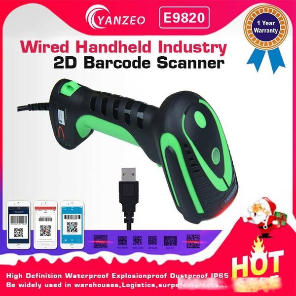 

2d scanner ip68 industrial rugged handheld high definition 1d barcode qr code image barcode scanner e9820