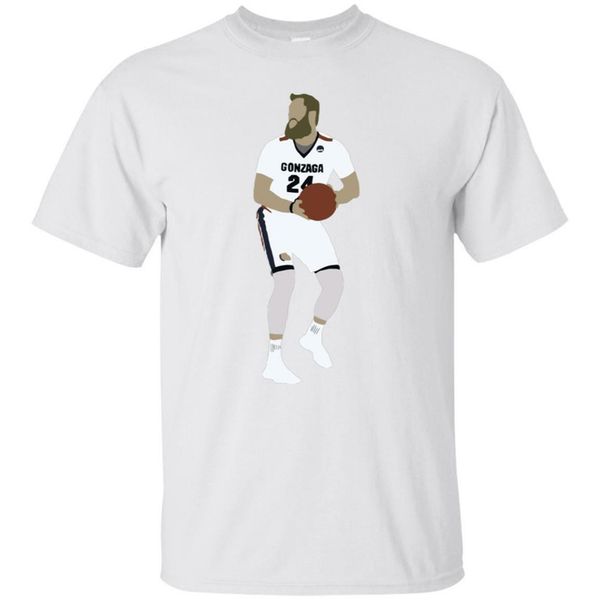 

przemek karnowski gonzaga basketball white t-shirt s-3xl street tee tshirt