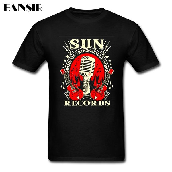 

rockabilly music men t shirt swag t-shirts for men short sleeve cotton custom xs-3xl brand clothing for teenage