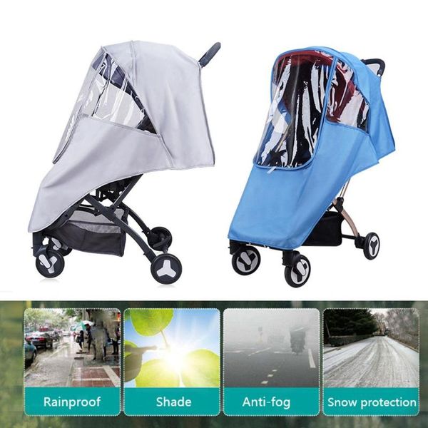 

baby stroller rain cover outdoor universal breathable transparent rainproof cover portable windshield stroller accessories