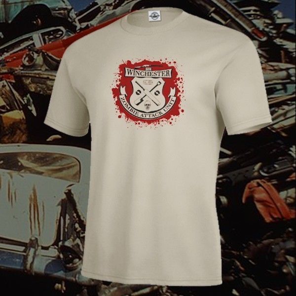 

fashion men t shirt brand new winchester zombie attack unit shirt, mens & fitted womens, dead shaun tee shirt