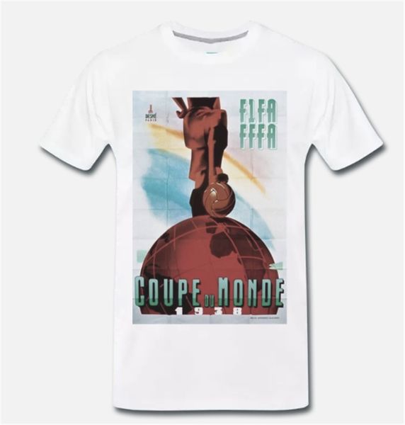 

t-shirt maglia mondiali di calcio francia 1938 football - s-m-l-xl style tee shirt