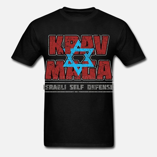 

men tshirt israeli krav maga magen david t shirt printed t-shirt tees top