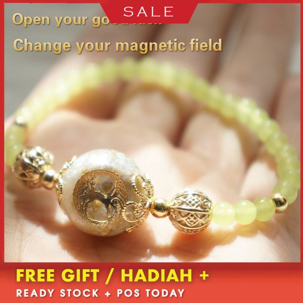 

orgonite браслет дерево жизни зеленый халцедон augen энергия браслет австрийской радиация йога медитация, Black