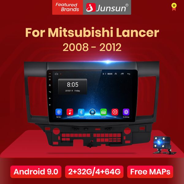 

junsun v1 2g + 32g android 9.0 for mitsubishi lancer 10 2007 - 2013 car radio multimedia video player navigation gps 2 din dvd car dvd