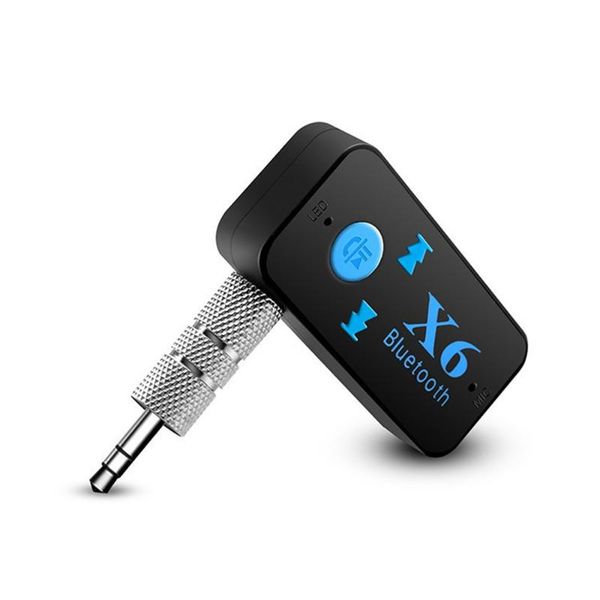 

x6 universal bluetooth receiver v4.1 support tf card handcall music player phone car aux input output mp3 music player