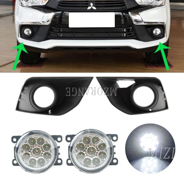 

fog lights for mitsubishi asx rvr outlander sport 2020-2020 fog light headlight foglights grille wires wiring harness switch kit