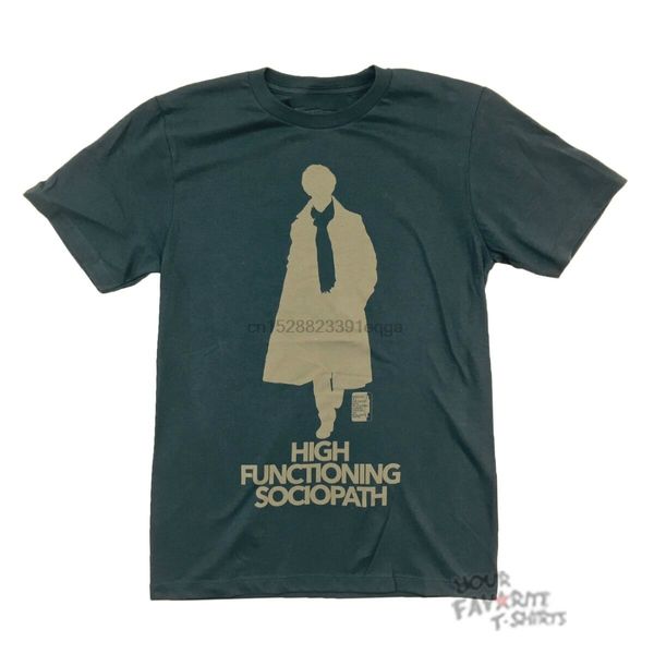 

sherlock holmes tv high functioning sociopath licensed t shirt summer streewear sizes-3xl