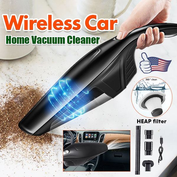 

robot vacuum cleaners 4000pa 120w handheld cordless powerful suction portable usb rechargeable cleaner quick charge for office home