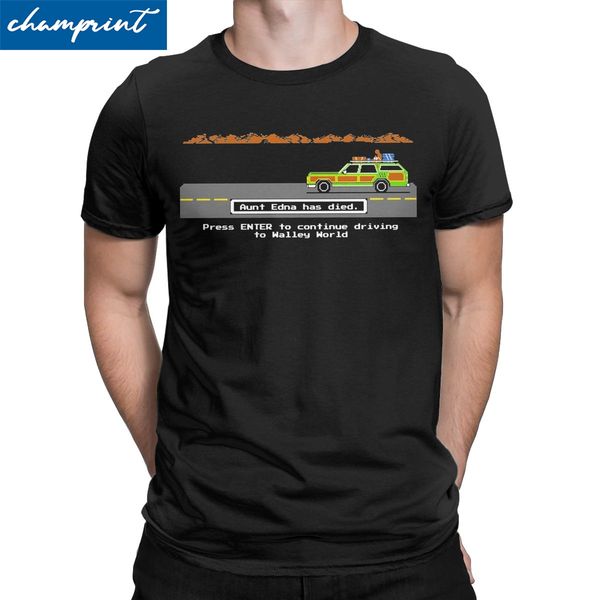 

the griswold trail t-shirts men oregon trail retro multnomah video game geek novelty tees o neck t shirts printed clothing