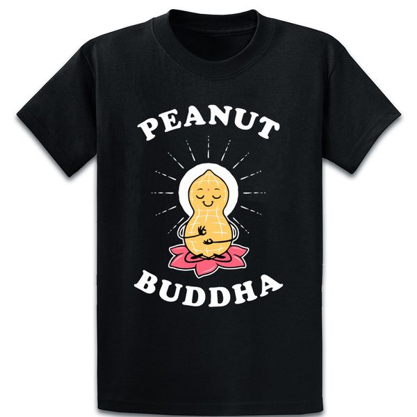 

peanut buddha t shirt cotton fit letter basic summer o neck novelty knitted shirt