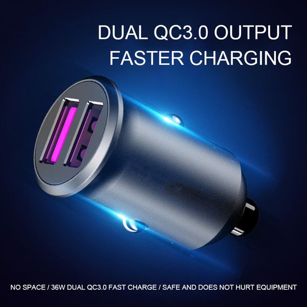 

quick charge dual usb fast charging car-charger dual usb car mobile phone charger for samsung car accessories stickers for