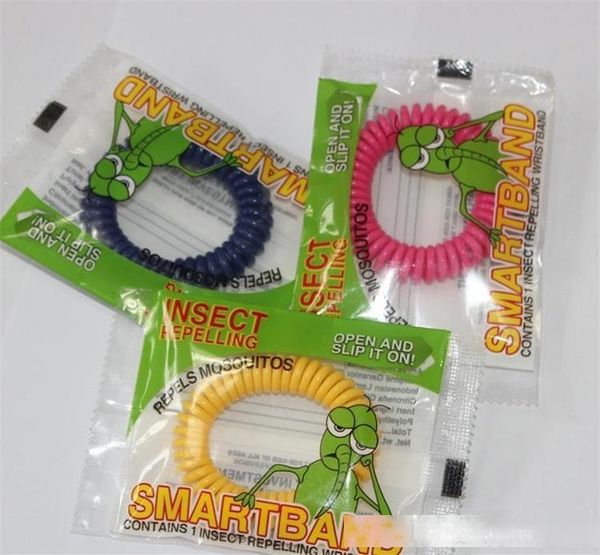 

new mosquito repellent bracelet stretchable elastic coil spiral hand wrist band telephone ring chain anti-mosquito bracelet i010