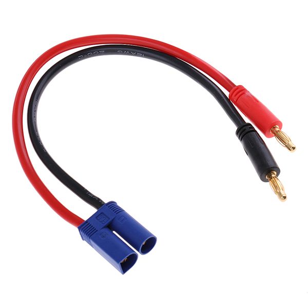 

4.0mm banana to ec5 male connector wire cable adapter for rc a6 b6 battery