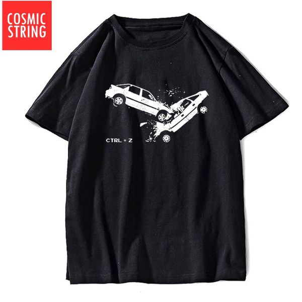 

cosmic string 100% cotton o-neck car print men t shirt casual short sleeve streetwear hop hop men tshirt o-neck t-shirt men tees