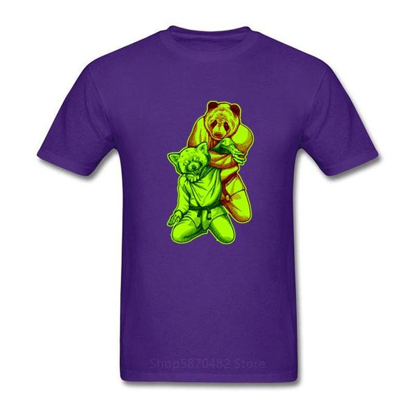 

streetwear panda vs red pandabear rear naked choke bjj submission men's funny game boysgirls t shirts rock men clothing cotton