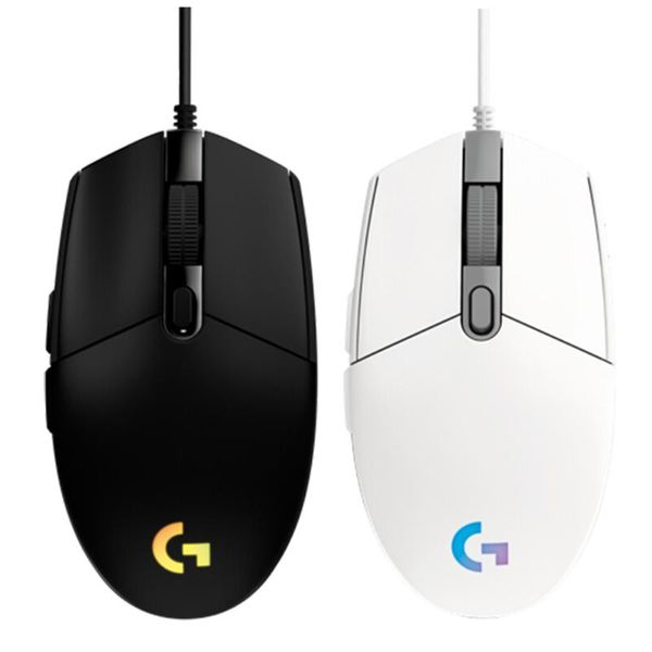 

g102 gaming mouse 8000dpi 6 кнопка второго поколения оптическая мышь регулируемая lightsync rgb streamer проводные мыши для windows 10/8/7
