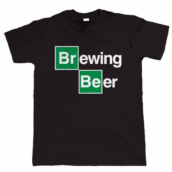 

2020 fashion black cotton t-shirt brewing beer, funny mens t shirt - home brew gift for dad him tee shirt
