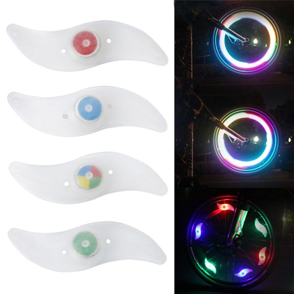 

new colorful motorcycle cycling bicycle bike wheel signal tire spoke lights wheel lamp mountain bike accessories waterproof