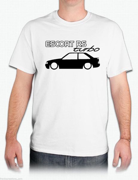 

2019 fashion american car escort rs turbo shirt men's tees
