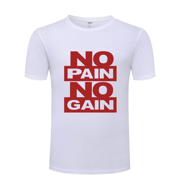 

no pain no gain - mma gym bodybuilding beast men's t-shirt t shirt men 2018 new short sleeve o neck cotton casual tee