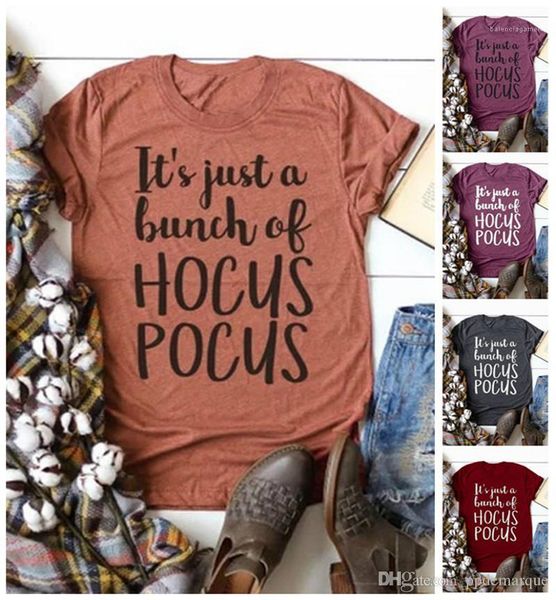 

neck loose ladies casual solid color female tees halloween hocus pocus womens tshirts summer short sleeve crew, White