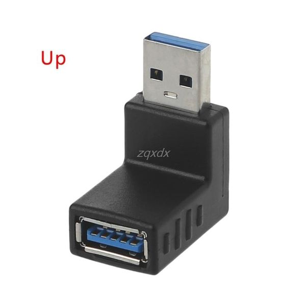

90 degree left right angled usb 3.0 a male to female adapter connector for lappc drop ship