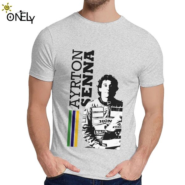 

for man t-shirt ayrton senna brazil cotton streetwear man's o-neck harajuku streetwear t shirt