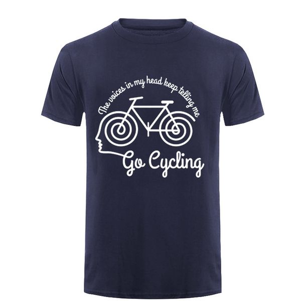 

voices in my head cyclinger mens rltw t-shirt tee cycle cyclinger bicycle birthday basic models print t shirt summer casual