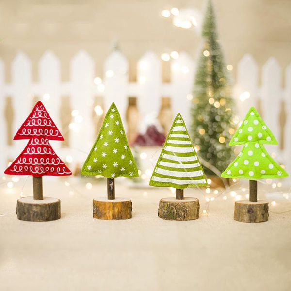 

new year gifts kids merry christmas tree cloth desk decoration toy doll gift office home children christmas decoration for home