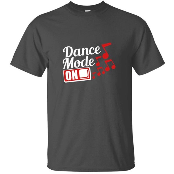 

dance mode on button switch dancing party celebrate t-shirt kawaii gents tshirts plus size s-5xl unisex
