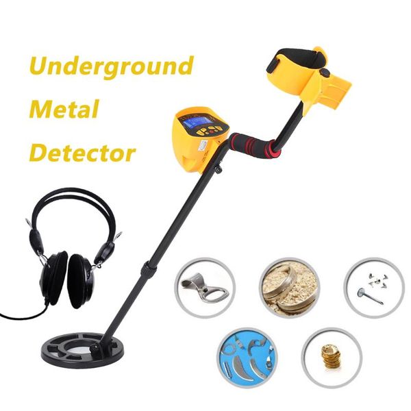 

md-3010ii underground metal detector fully automatic with lcd gold silver digger metal finder treasures seeking tool+earphone