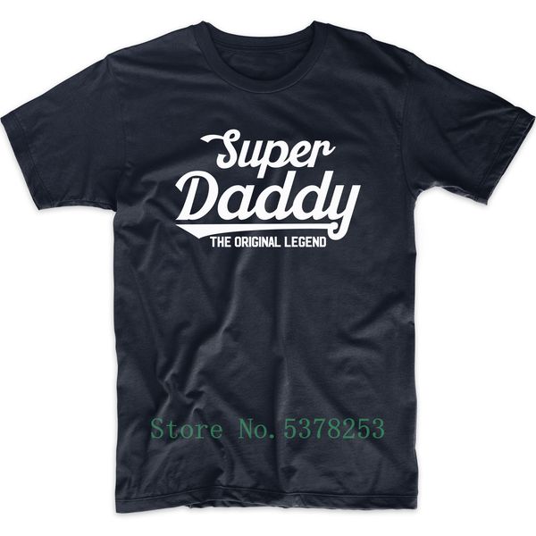 

super daddy slogan |men's t shirt birthday father's day idea gift t shirt custom t-shirt letters summer mens short sleeve