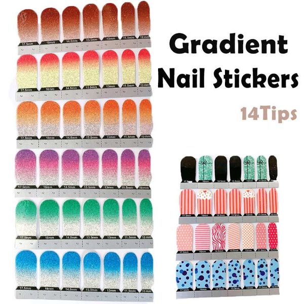 

stickers & decals nail art diy manicure gradient sequins polish packaging, Black