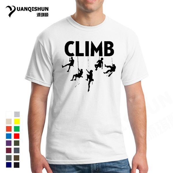 

evolution climb tees funny eat sleep climber letter print t shirt men summer fashion 16 colors crew neck short sleeve t-shirt