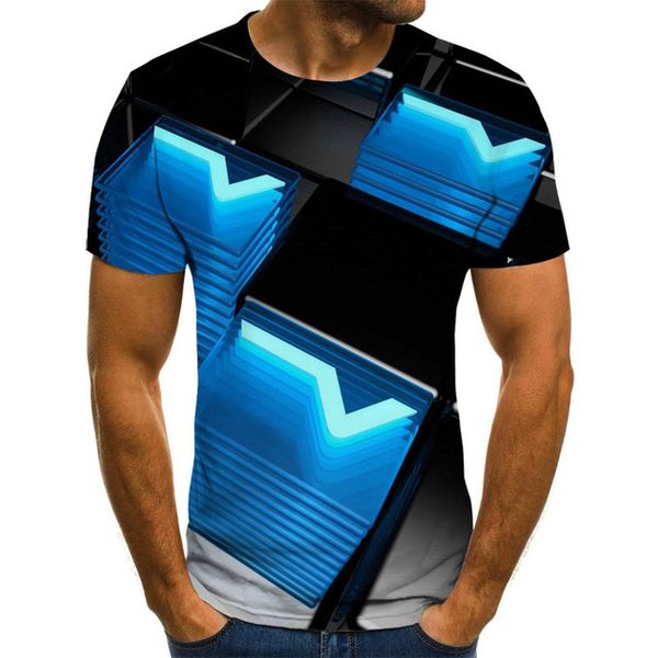 

new three-dimensional vortex 3d print shirts kawaii humor plus size men clothing