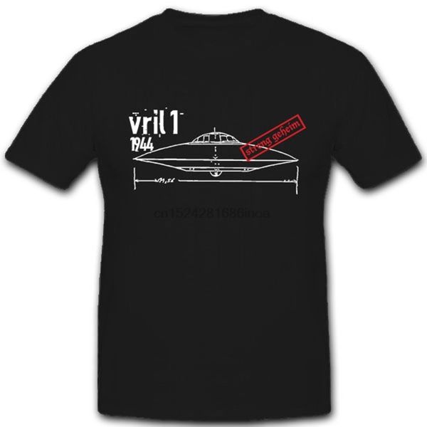 

fashion new tees tshirts novelty o-neck vril 1 haunebu vril gesellschaft levitations antrieg schwerelos the who t shirt