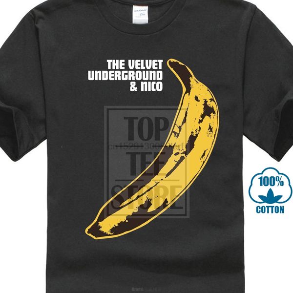 

velvet underground mendistressed banana slim fit t shirt black