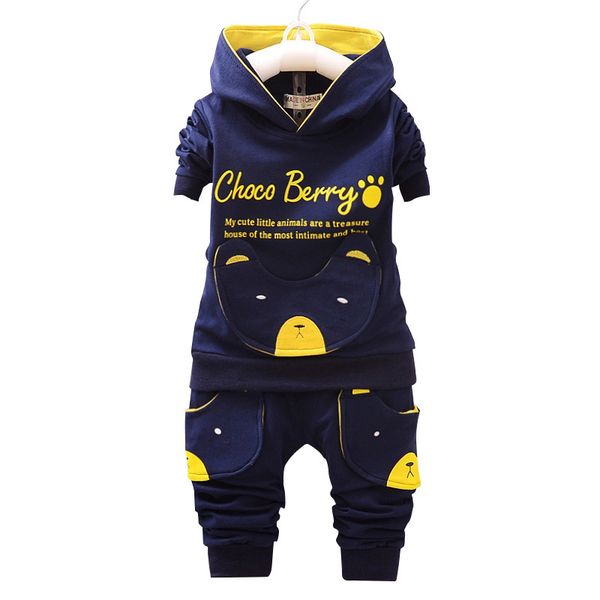 

children clothing sets hooded coat and pants 2pcs suits fashion letter baby boy girl autumn suit toddler cotton sport tracksuit, White