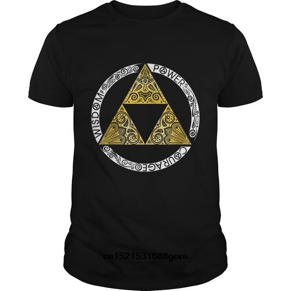 

смешно тенниска легенда zelda triforce футболка (2) тенниска людей тройник
