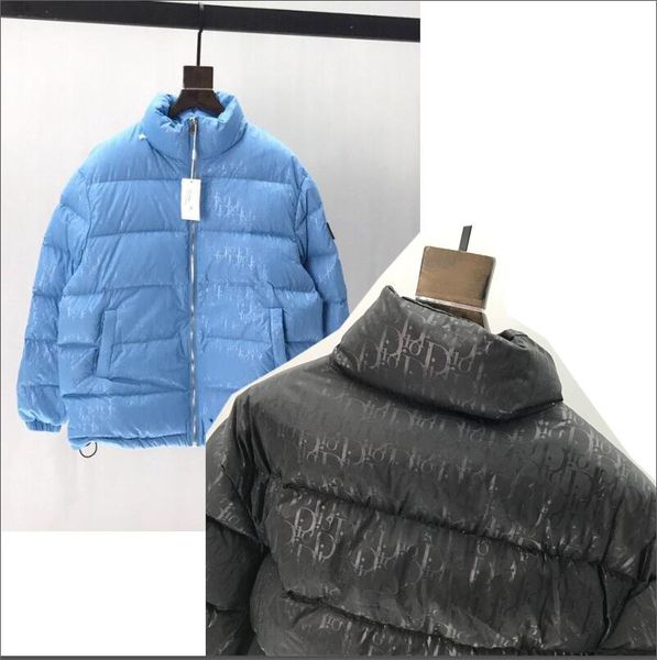 

20fw asian autumn and winter clothing european style men's casual fashion color matching warm long hooded down jacket hot, Black;brown